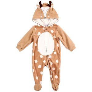ONE Left! BLOOMIN BABY Girls Newborn Dress Up Footies Woodland Deer Size 6-9